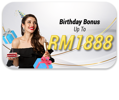 Birthday Bonus Up To RM1888